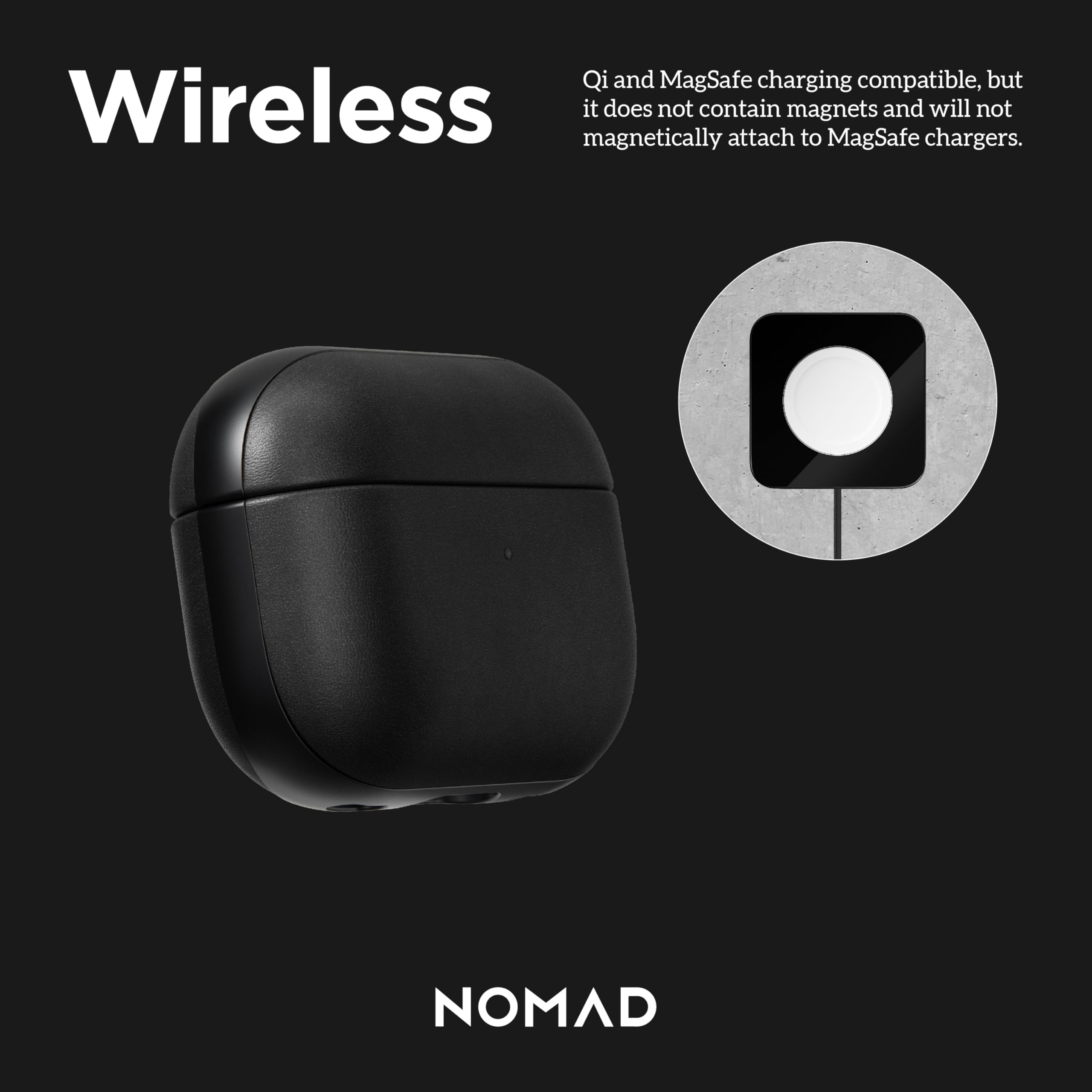 Amazon.com: Nomad Airpods Pro 2 Case in Black Leather Case